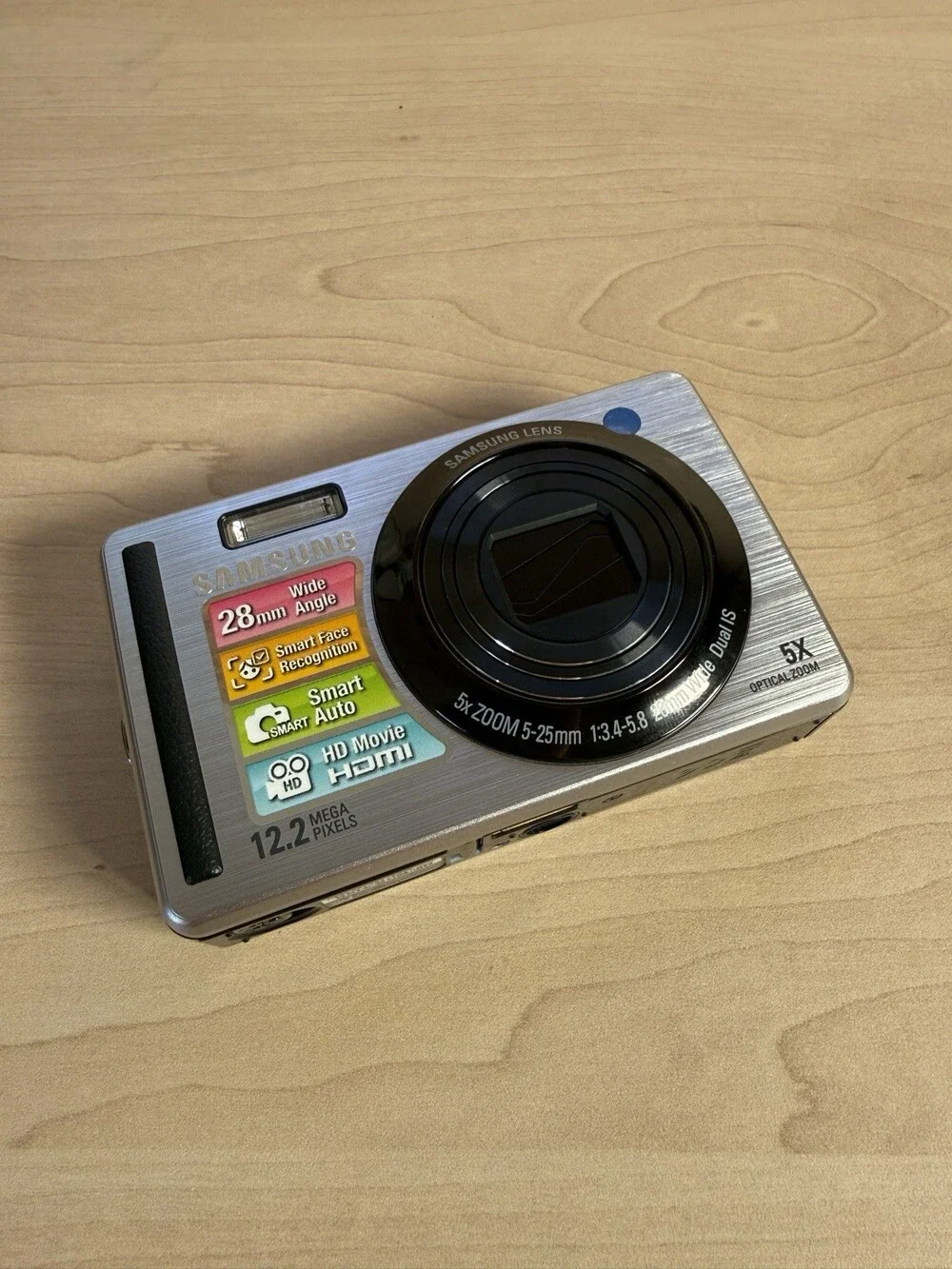 Samsung PL70 Digital Camera NEW with battery, box, cables. Tested & Working
